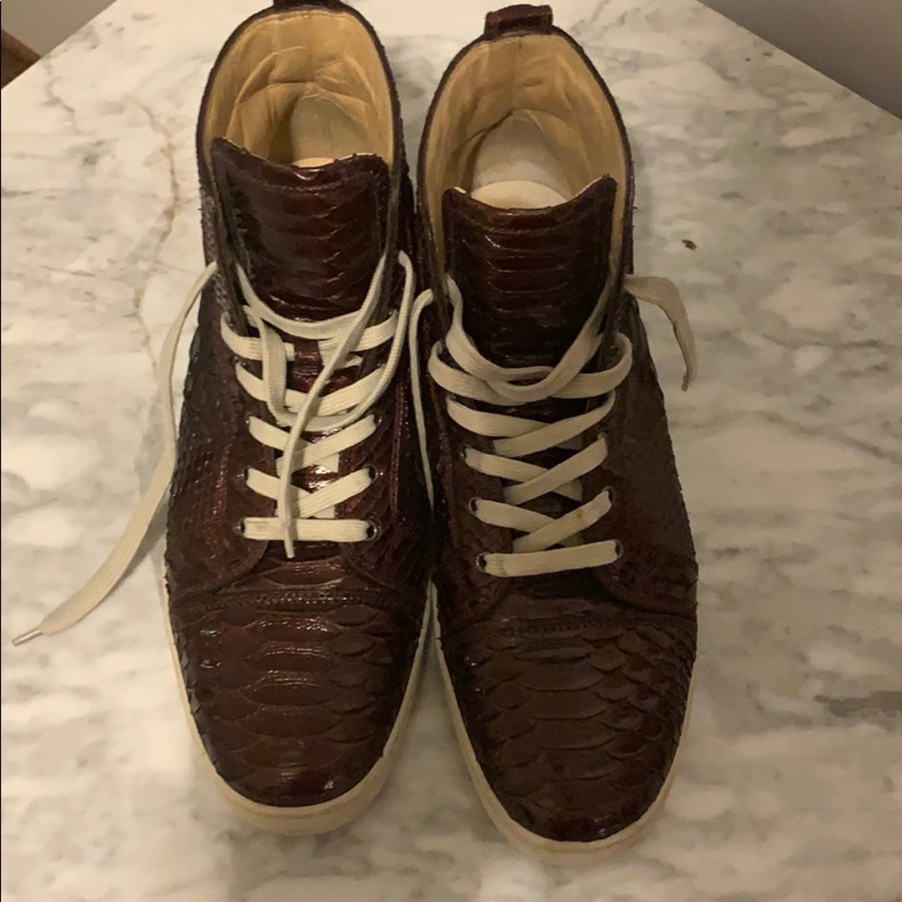 Christian Louboutin Man Python Snakeskin Shoes - image 1